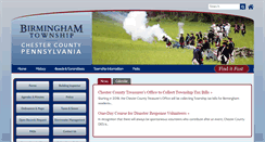 Desktop Screenshot of birminghamtownship.org