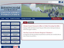 Tablet Screenshot of birminghamtownship.org